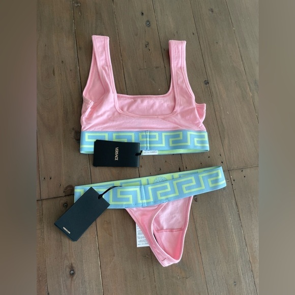 Versace topeka underwear in pastel blue pink set NWT - Picture 5 of 6